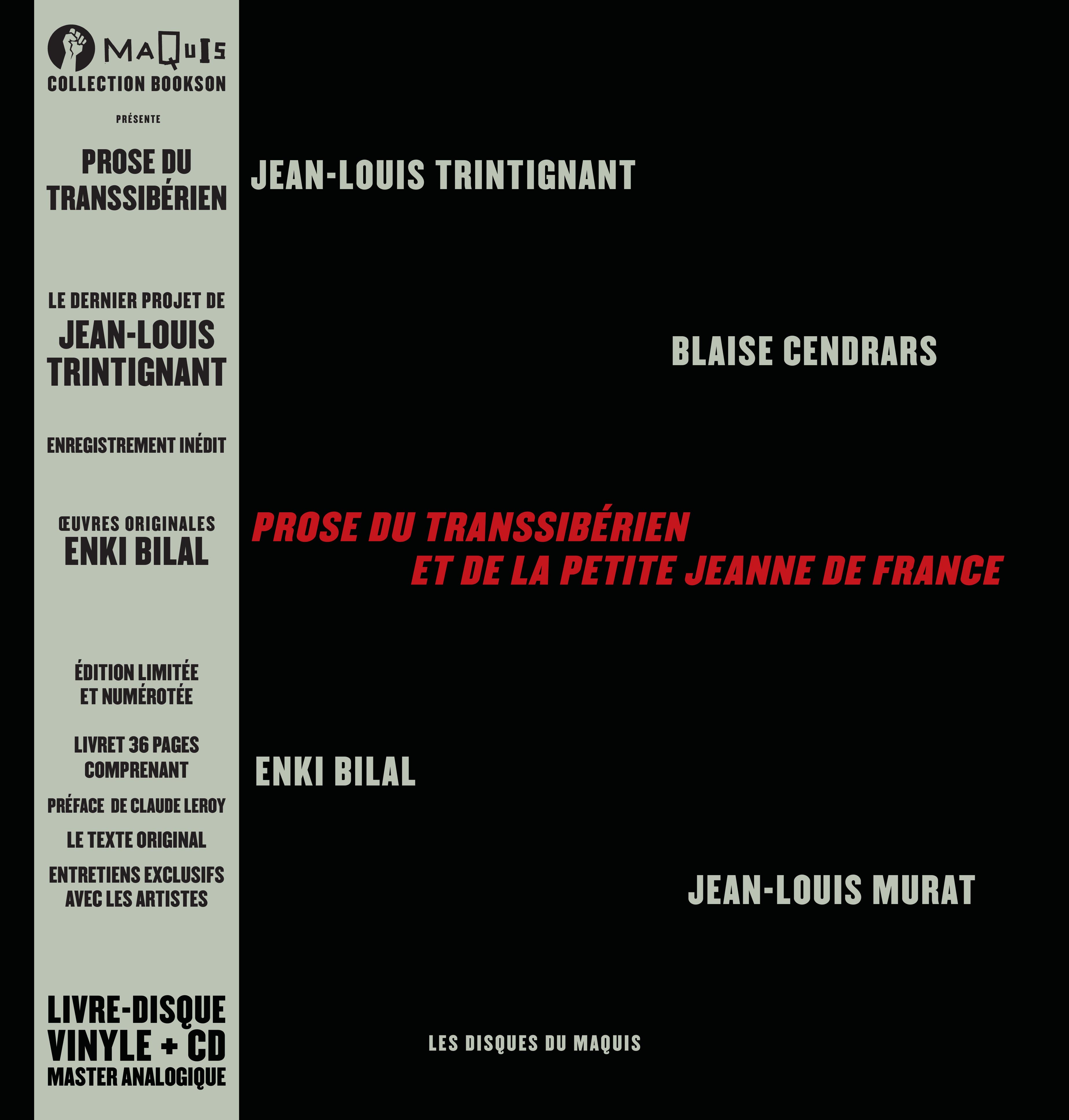 Prose du Transsibérien et de la petite Jeanne de France